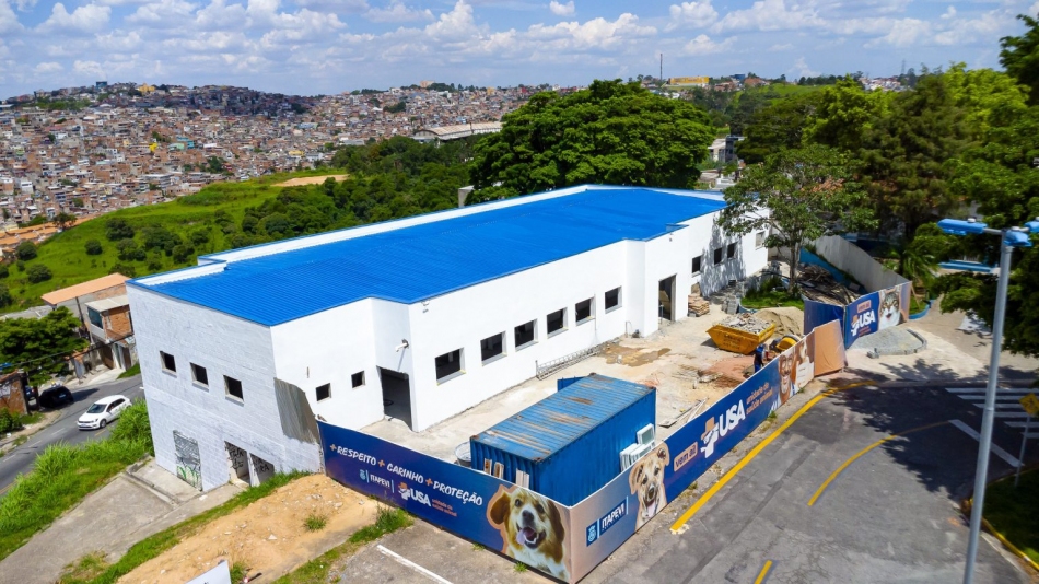 Obras da Unidade de Saúde Animal de Itapevi atingem 60% de execução