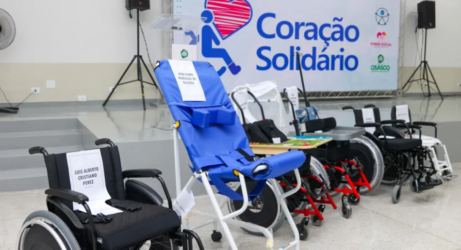 Projeto Coração Solidário entrega equipamentos adaptados para PcD